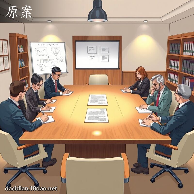 原案 - 國語大辭典配圖