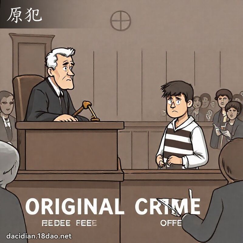 原犯 - 国语大辞典配图
