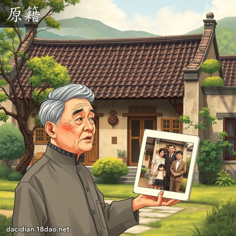 原籍 - 國語大辭典配圖