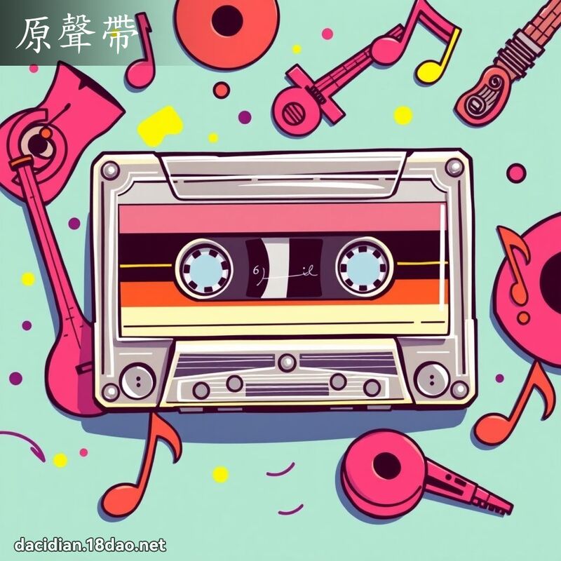 原聲帶 - 國語大辭典配圖
