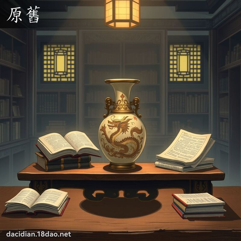 原舊 - 國語大辭典配圖