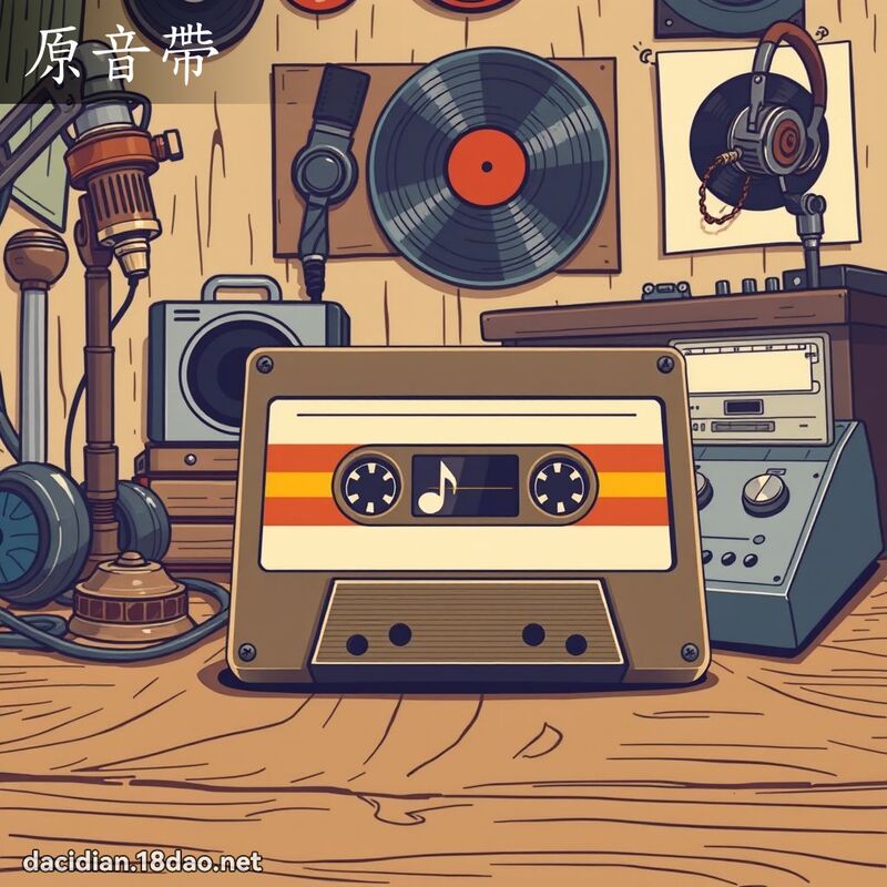原音帶 - 國語大辭典配圖
