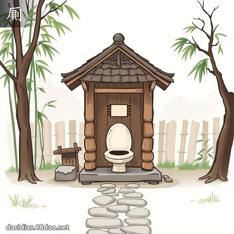 汉字: 厠 (多音字)