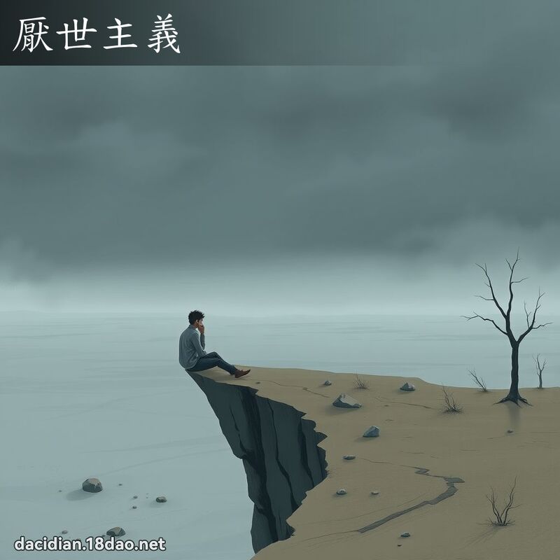 厭世主義 - 國語大辭典配圖