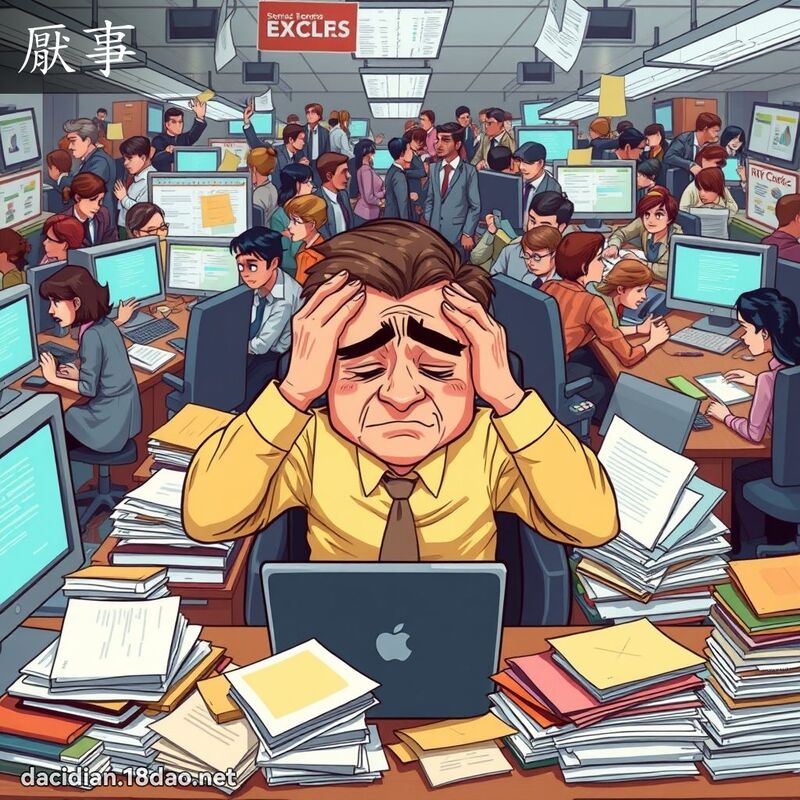 厭事 - 國語大辭典配圖