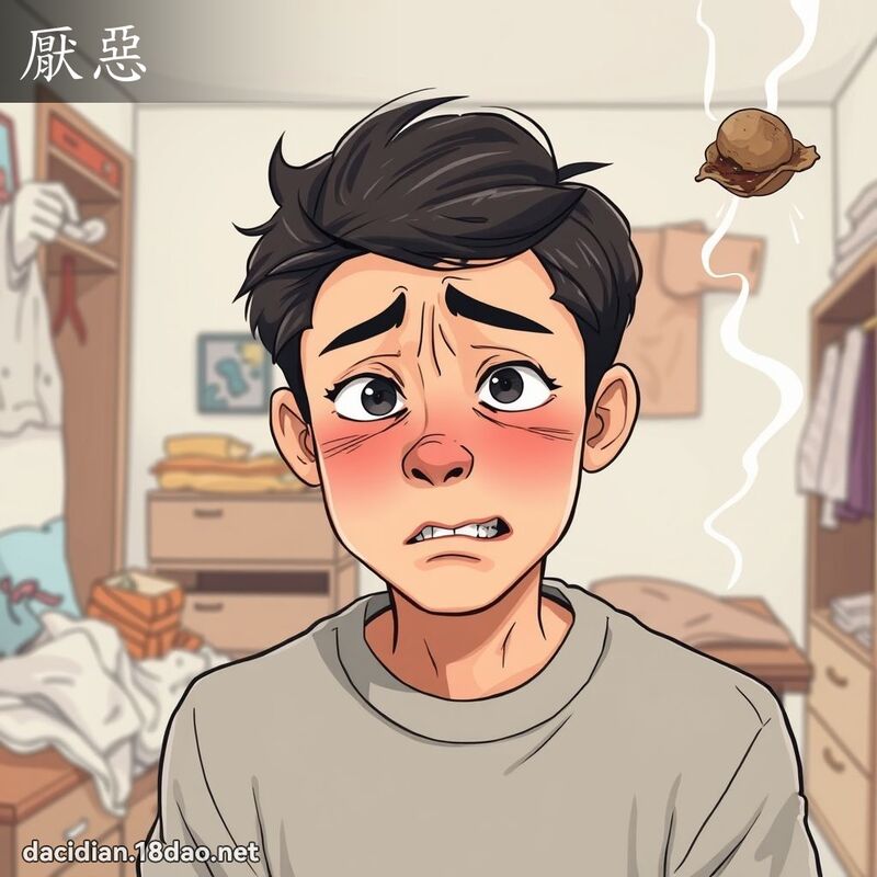 厌恶 - 国语大辞典配图