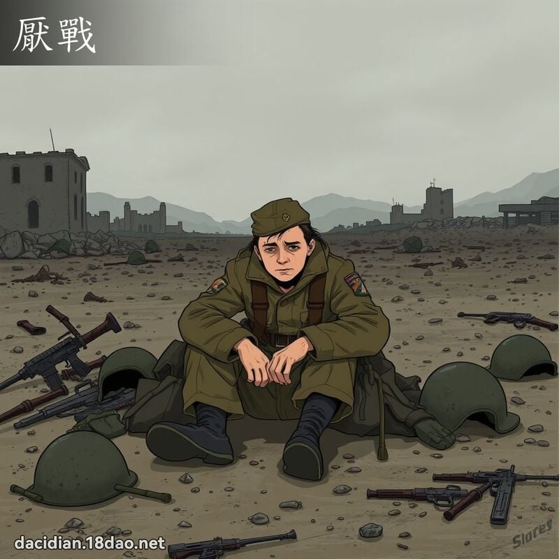 厭戰 - 國語大辭典配圖