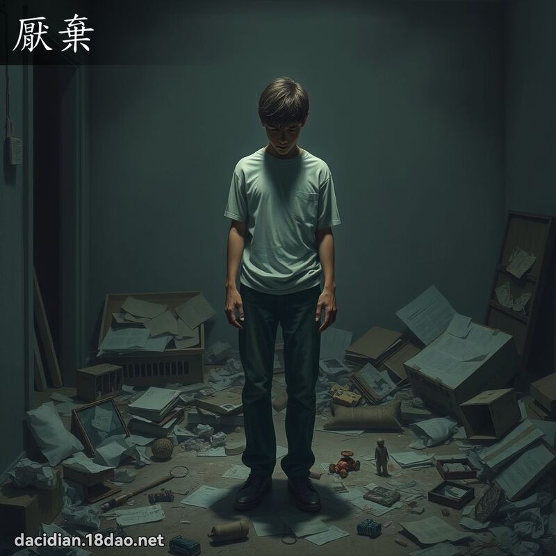 厭棄 - 國語大辭典配圖