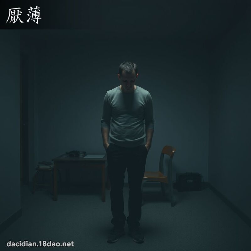 厭薄 - 國語大辭典配圖