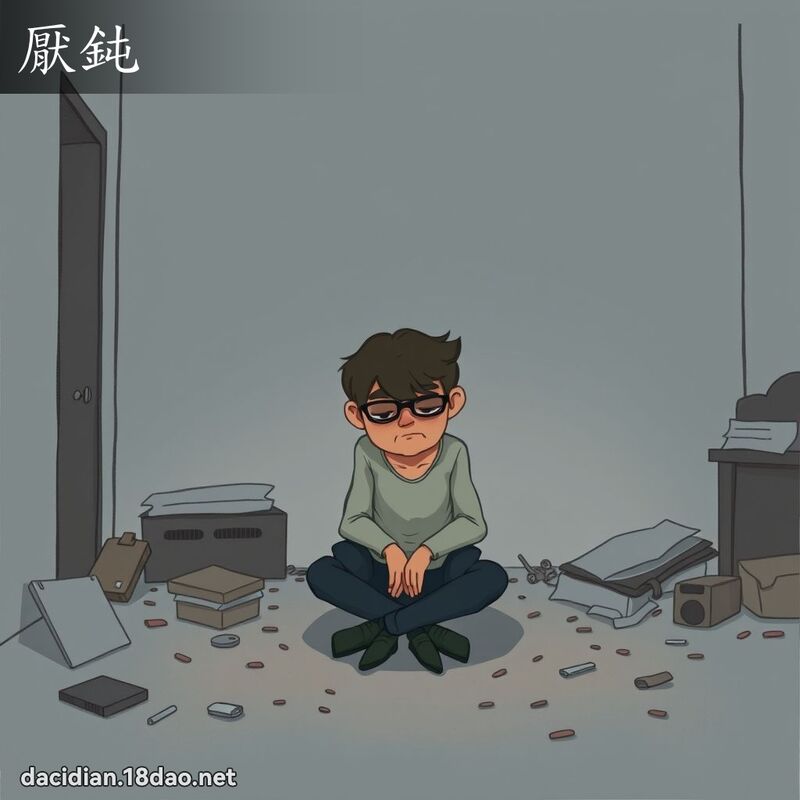 厭鈍 - 國語大辭典配圖