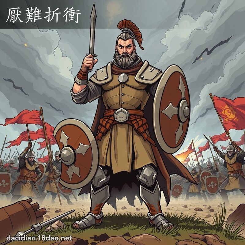 厭難折衝 - 國語大辭典配圖