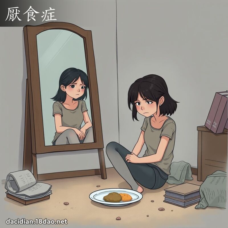 厭食症 - 國語大辭典配圖