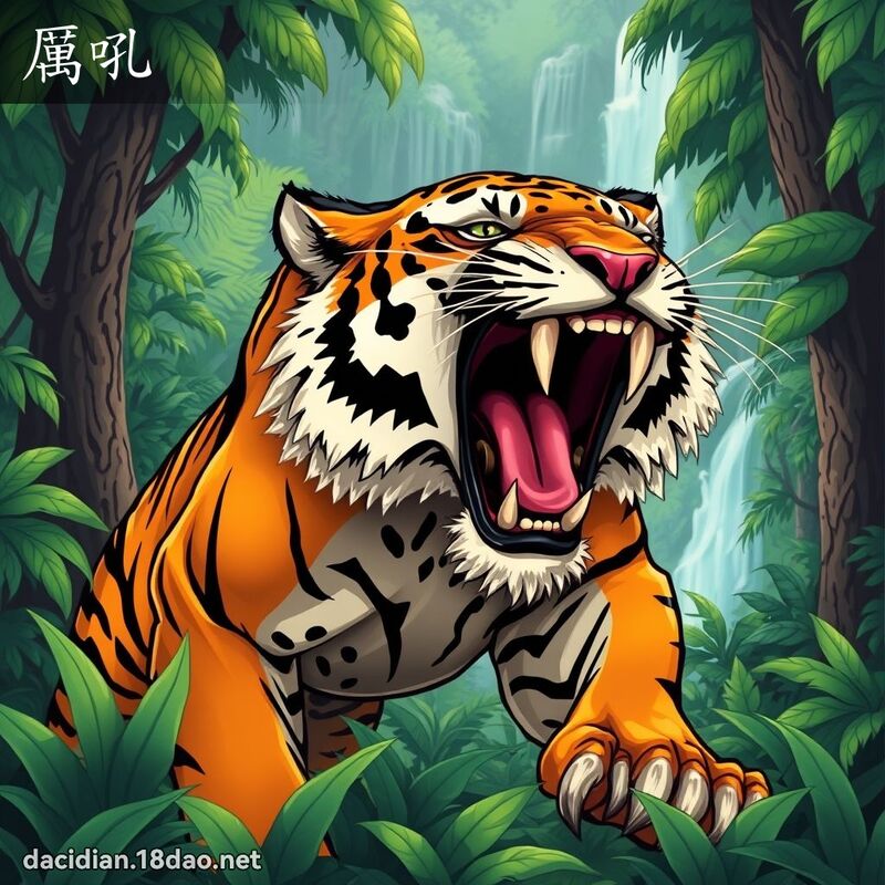 厲吼 - 國語大辭典配圖