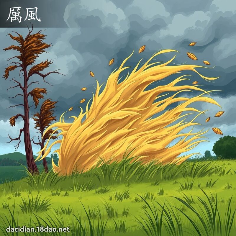 厉风 - 国语大辞典配图