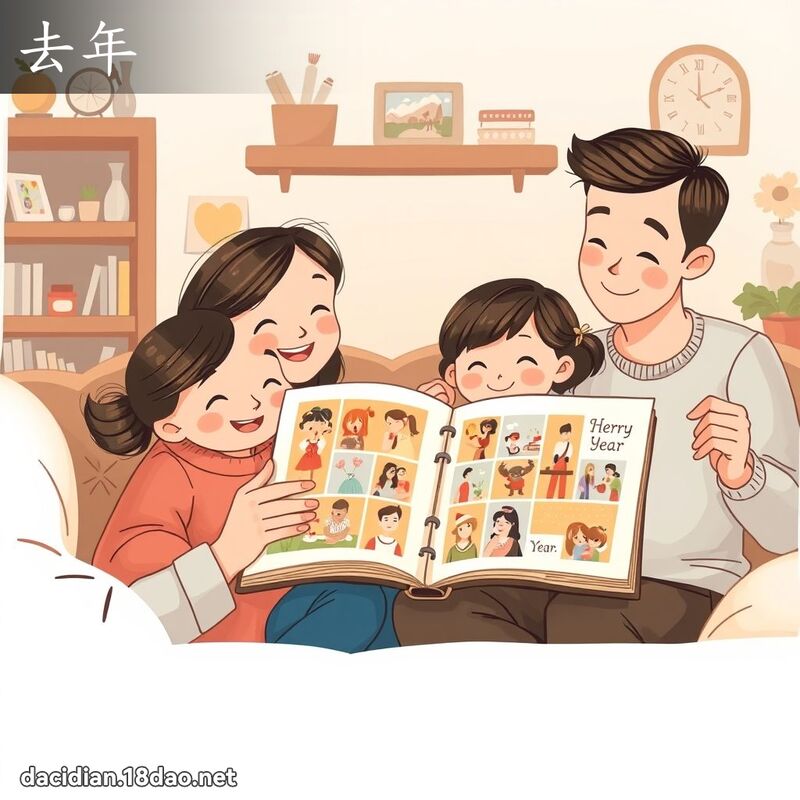 去年 - 國語大辭典配圖