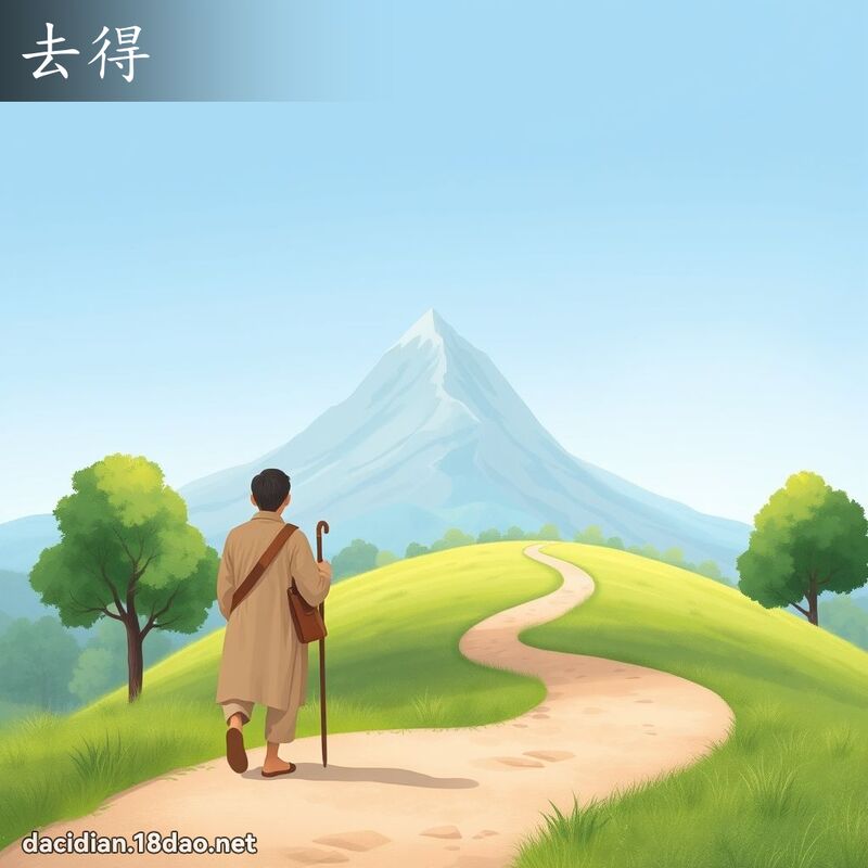 去得 - 國語大辭典配圖
