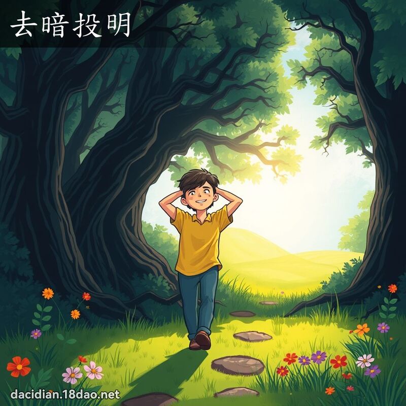 去暗投明 - 国语大辞典配图
