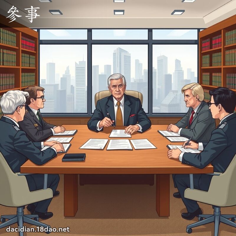 參事 - 國語大辭典配圖