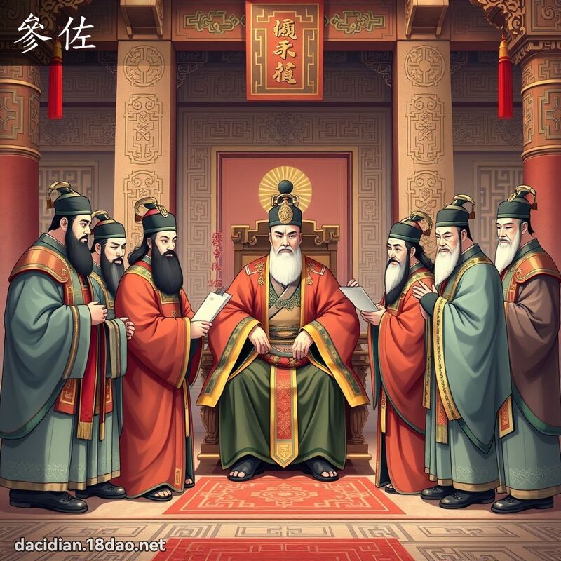 参佐 - 国语大辞典配图