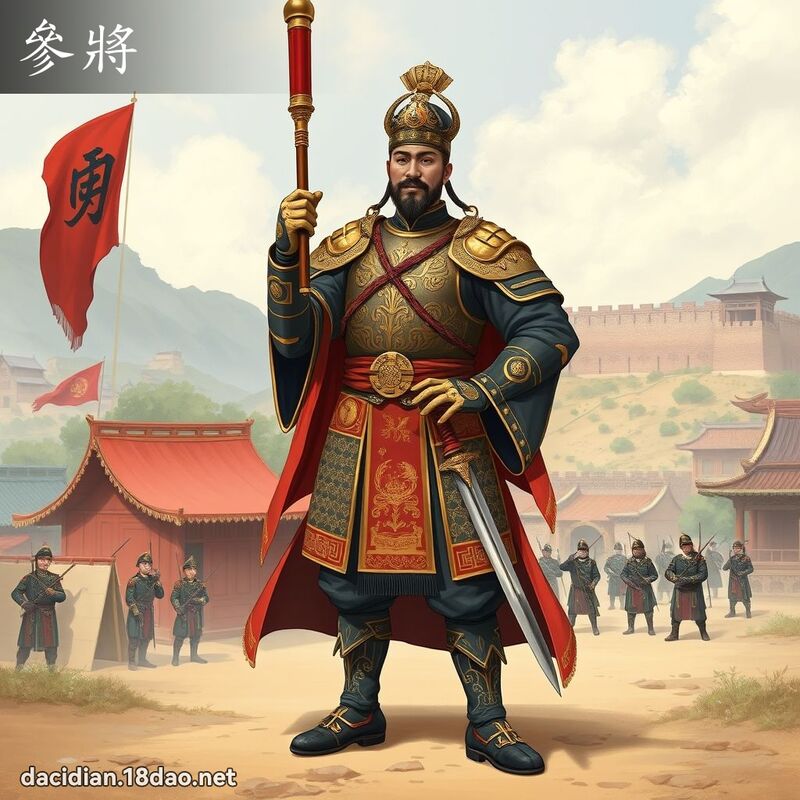 参將 - 国语大辞典配图