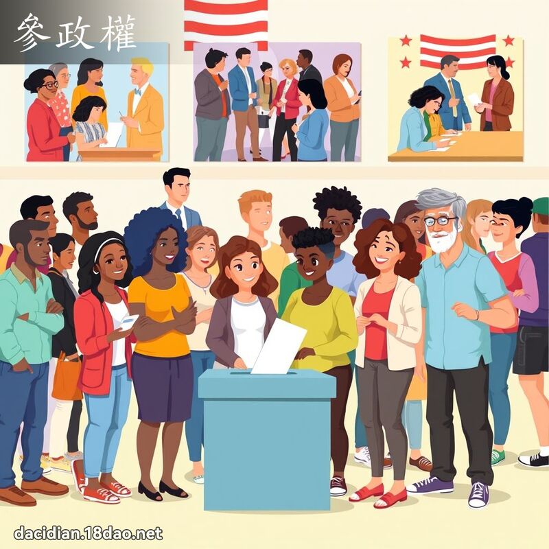 参政权 - 国语大辞典配图