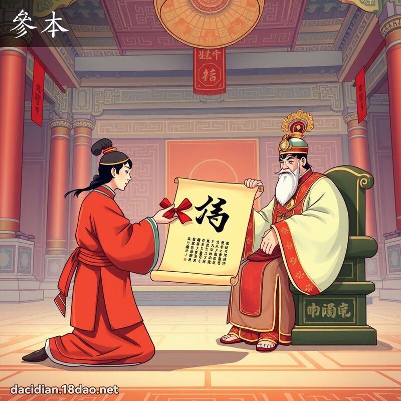 參本 - 國語大辭典配圖