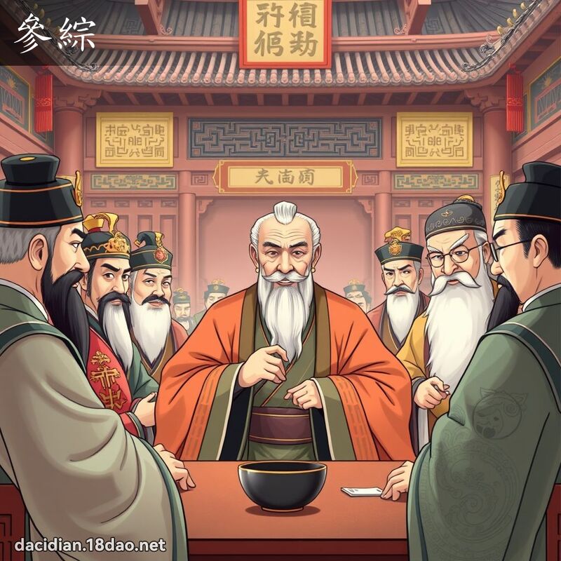 參綜 - 國語大辭典配圖