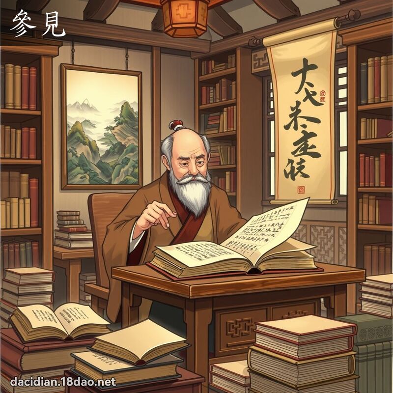 参见 - 国语大辞典配图