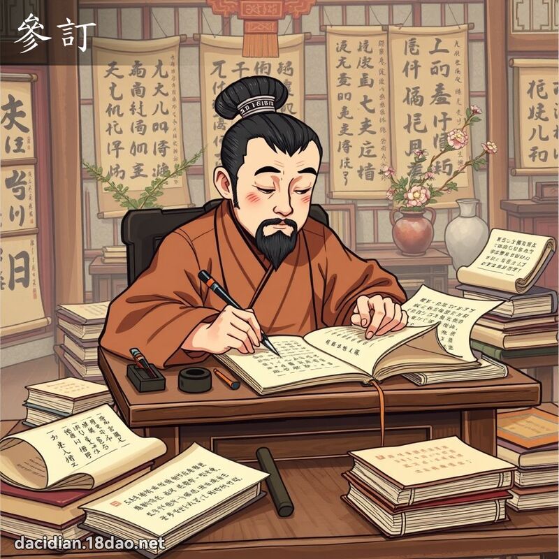 参订 - 国语大辞典配图