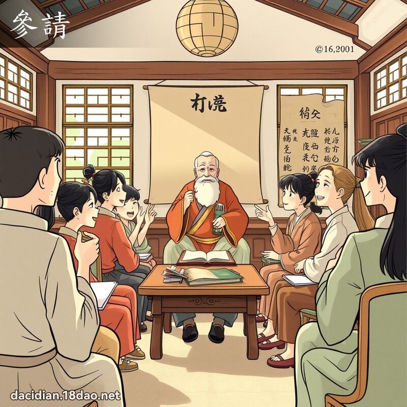 参请 - 国语大辞典配图