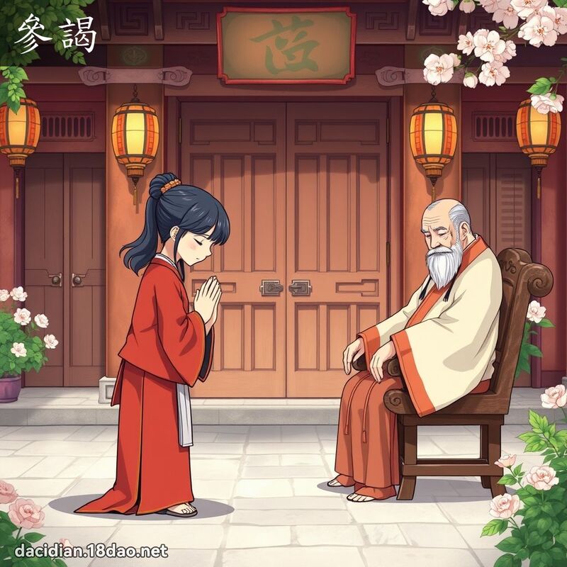 參謁 - 國語大辭典配圖