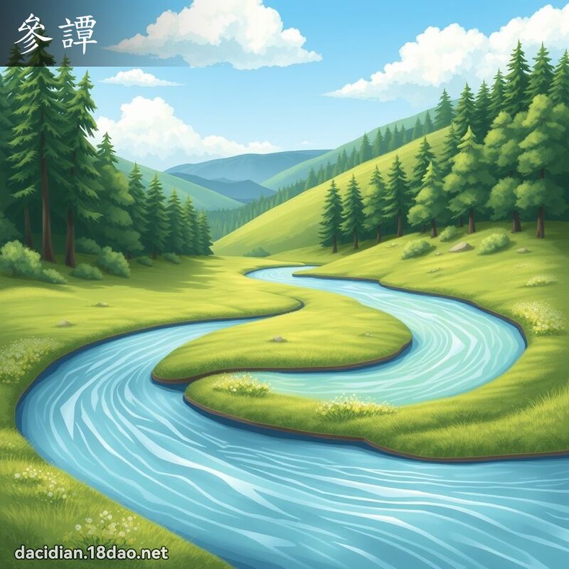 參譚 - 國語大辭典配圖
