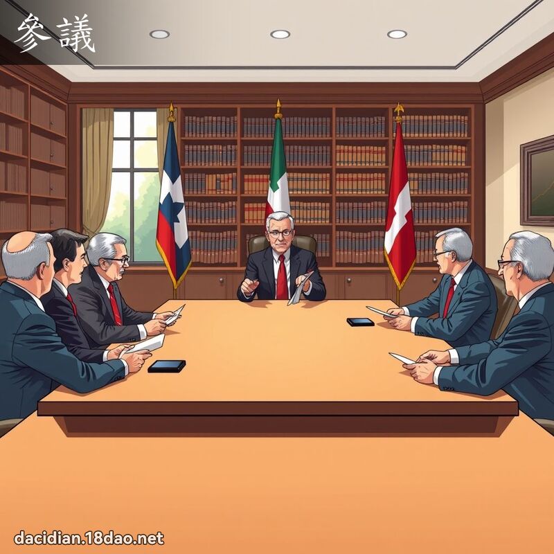 參議 - 國語大辭典配圖