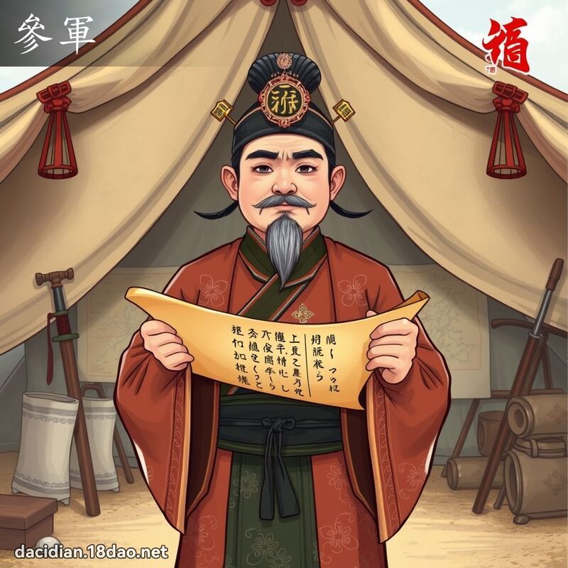 参军 - 国语大辞典配图