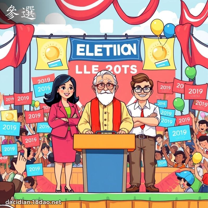 参选 - 国语大辞典配图
