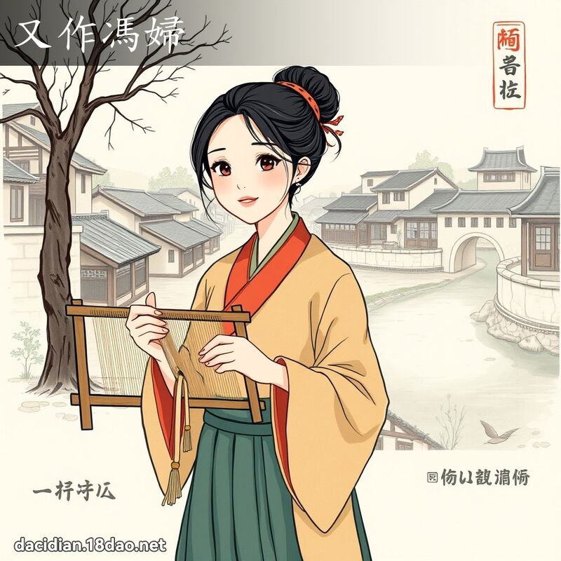 又作冯妇 - 国语大辞典配图