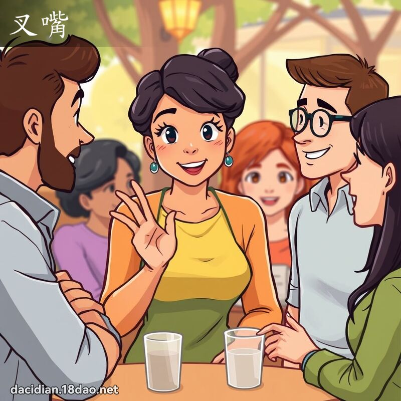 叉嘴 - 國語大辭典配圖