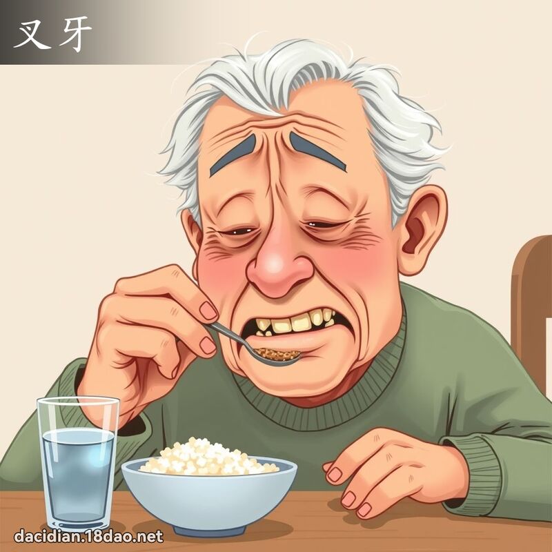 叉牙 - 国语大辞典配图
