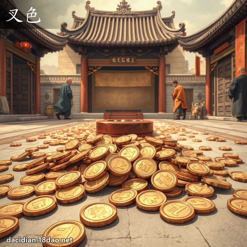 叉色 - 國語大辭典配圖