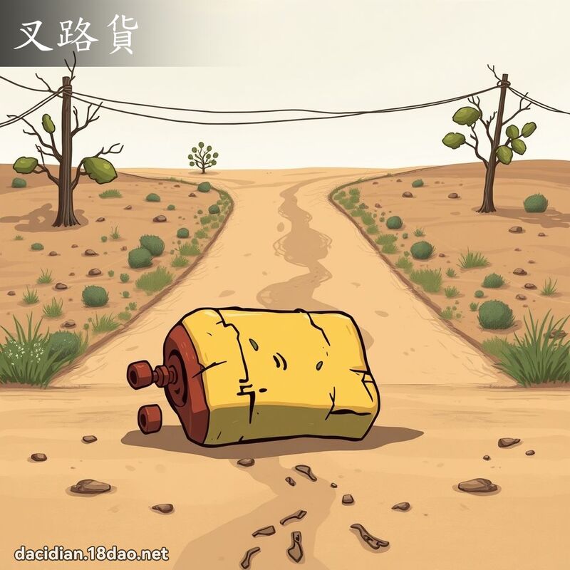 叉路货 - 国语大辞典配图