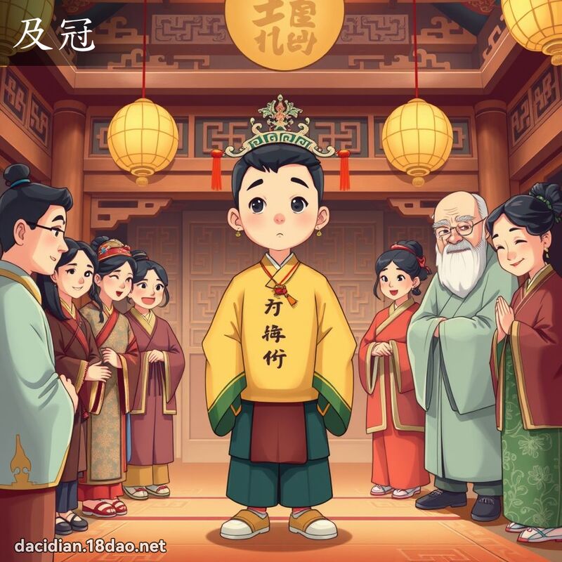 及冠 - 國語大辭典配圖