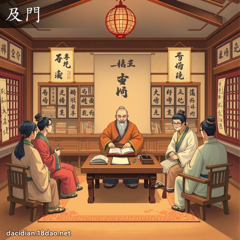 及门 - 国语大辞典配图