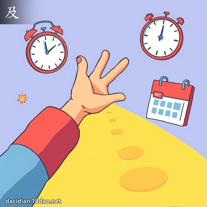 及 - 国语大辞典配图