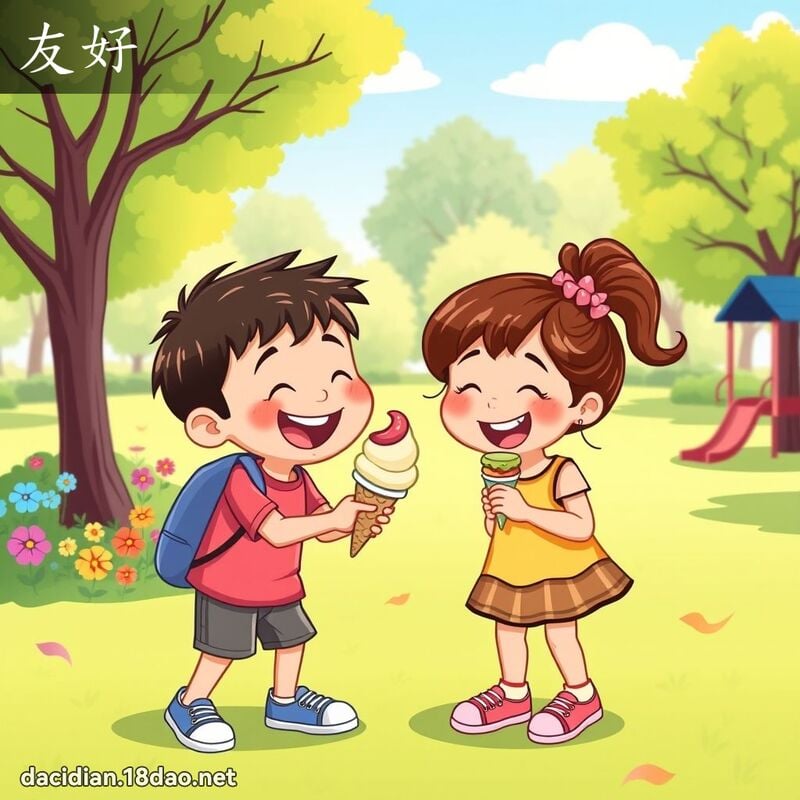 友好 - 国语大辞典配图
