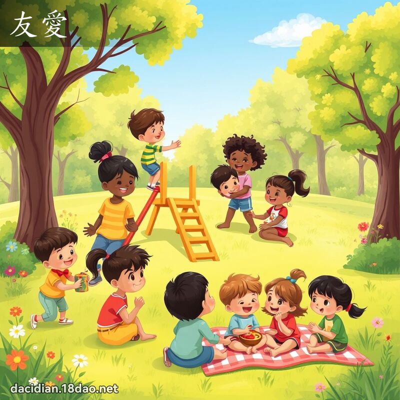 友愛 - 國語大辭典配圖