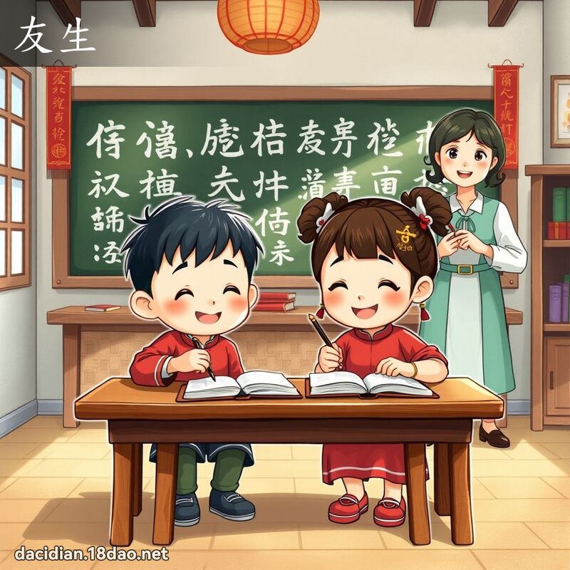 友生 - 國語大辭典配圖