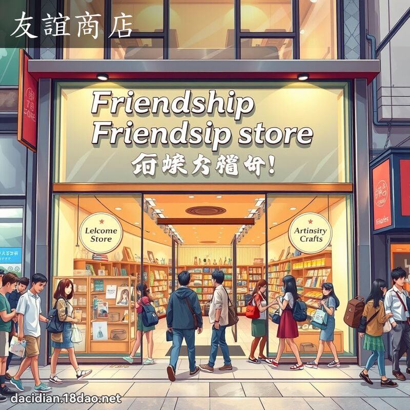 友誼商店 - 國語大辭典配圖