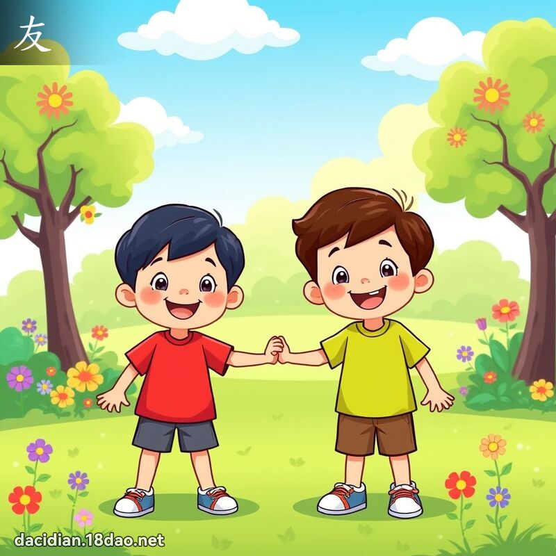 友 - 國語大辭典配圖