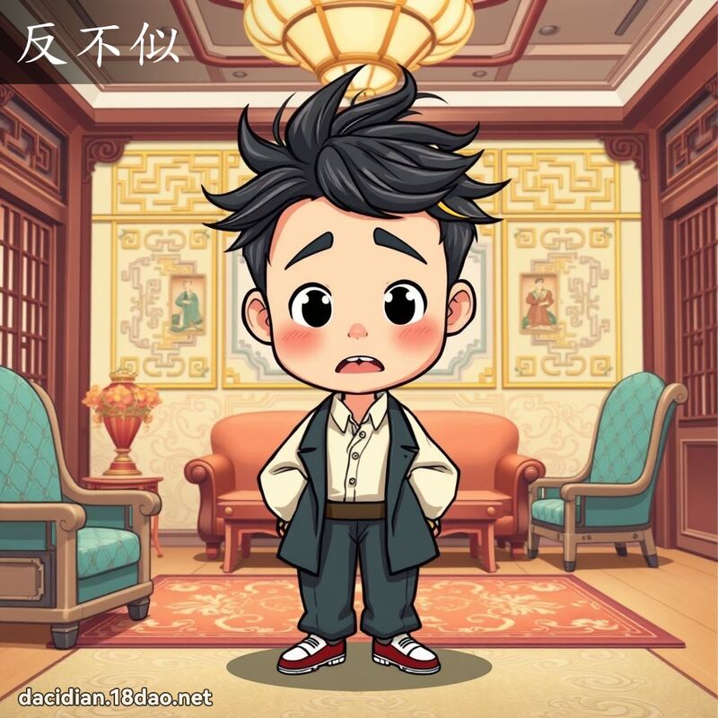 反不似 - 國語大辭典配圖