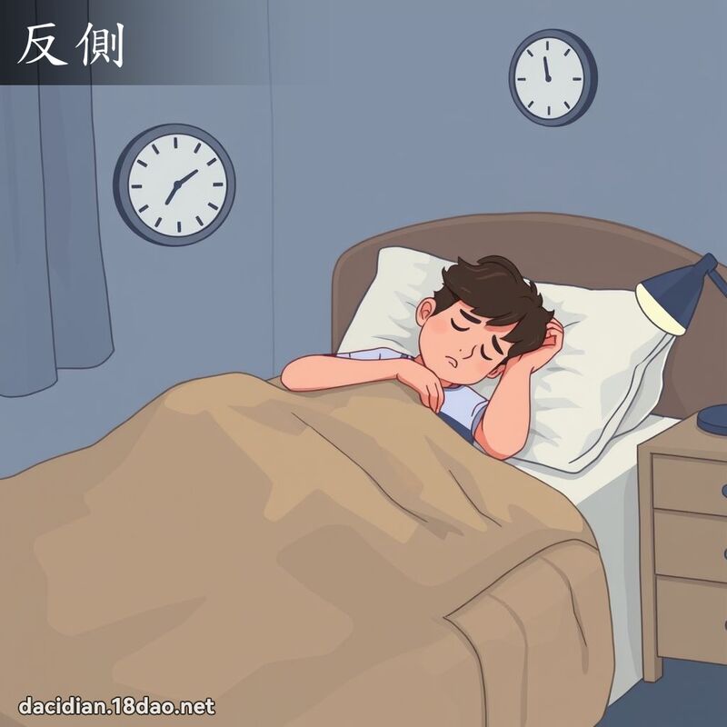 反侧 - 国语大辞典配图